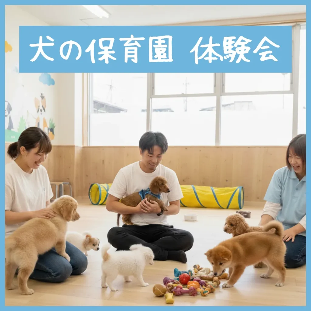 子犬の保育園 体験会